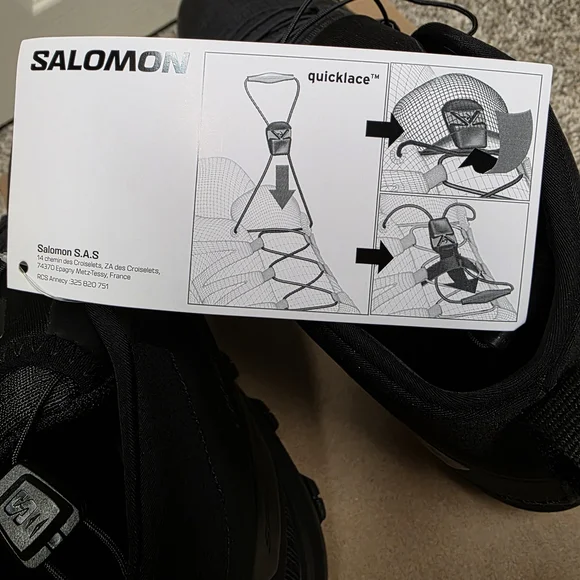 NWB SALOMON 415196 SPEED ASSAULT 2 Men's Tactical Boot Black - Picture 7 of 9